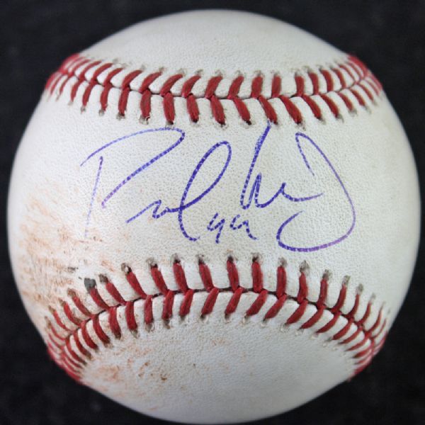 Paul Goldschmidt Signed 2013 OML Game Used Baseball - 8/18/2013 - Dbacks vs. Pirates (MLB & JSA)