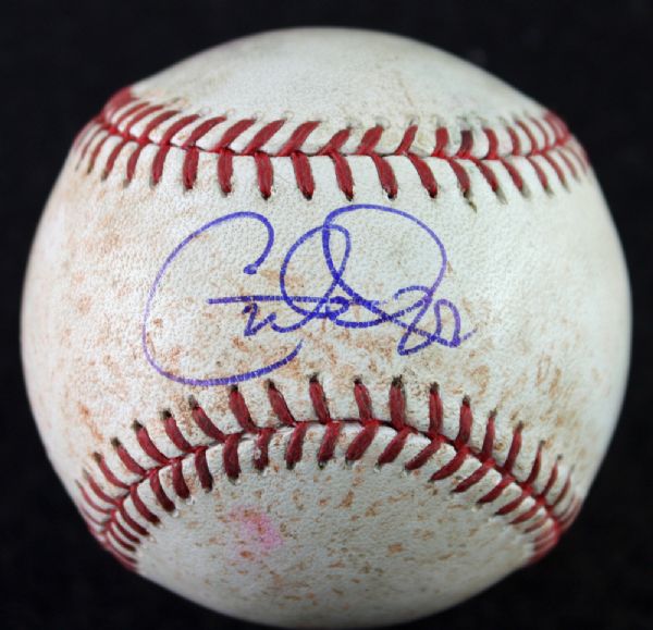 Andrew McCutchen Signed 2013 OML Game Used Baseball - 7/3/2013 - PIT vs. PHI (MLB, JSA)