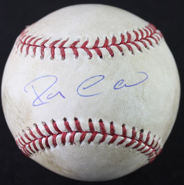 Robinson Cano 2011 Game Used & Signed OML Baseball - Exact Ball Used for Cano Hit! (MLB Holo & JSA)