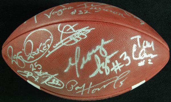 Notre Dame Football Legends Multi-Signed Football w/ Hornung, Ismail & Others! (PSA/JSA Guaranteed)