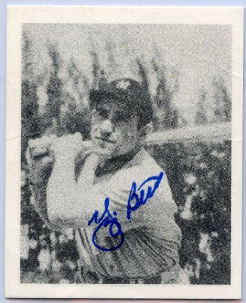 Yogi Berra Signed 1948 Bowman #6 Rookie Card Reprint (PSA/JSA Guaranteed)