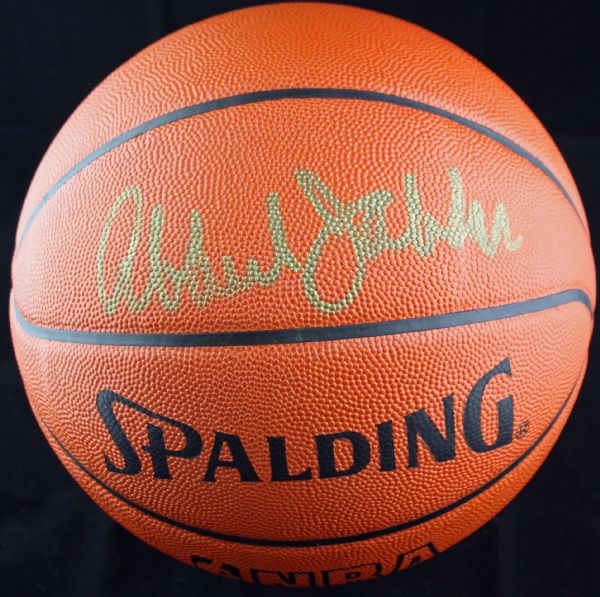 Kareem Abdul-Jabbar Signed Official NBA Leather Basketball (PSA/JSA Guaranteed)
