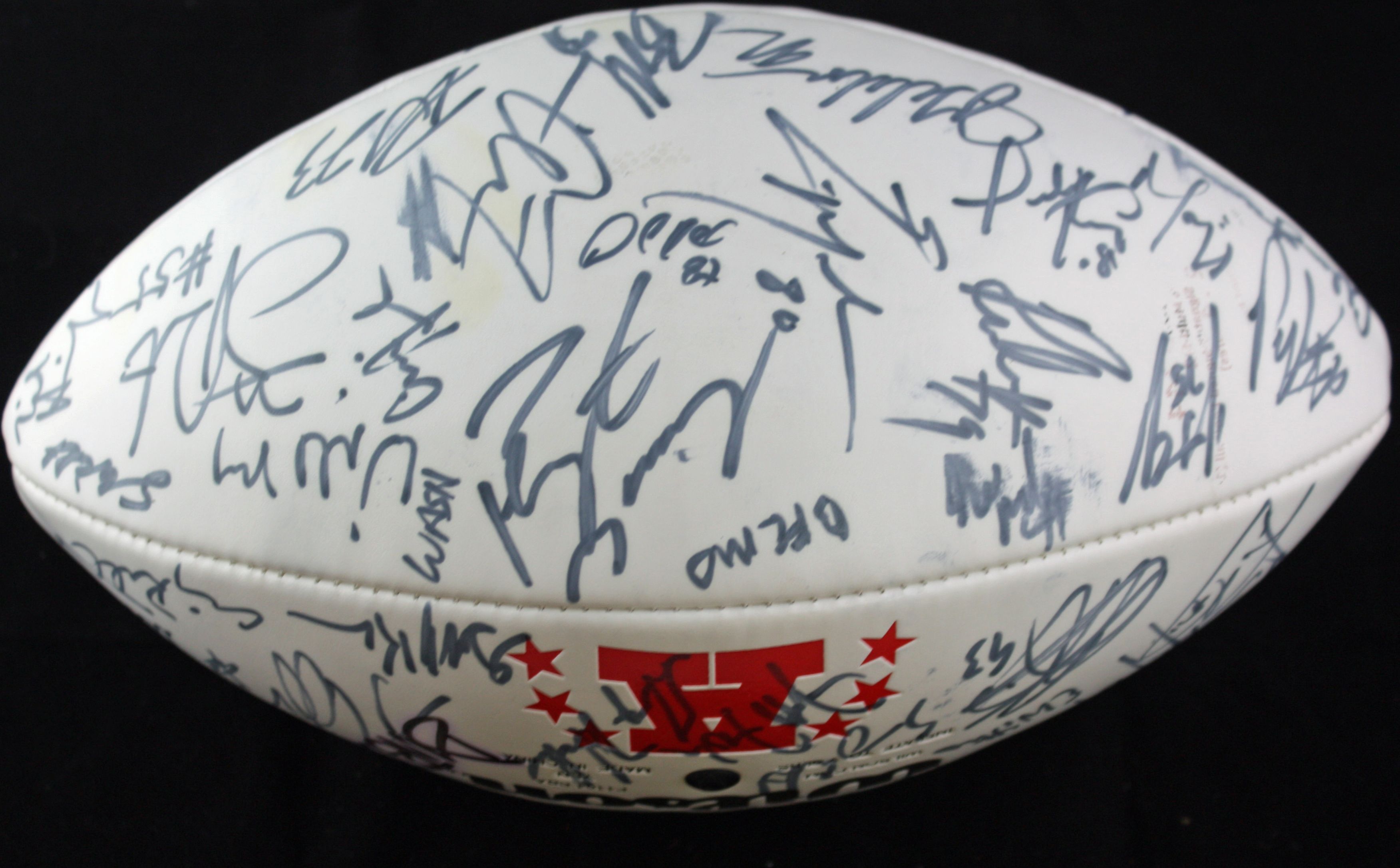 Lot Detail 2003 AFC Pro Bowl Team Signed Wilson Football w/ Manning