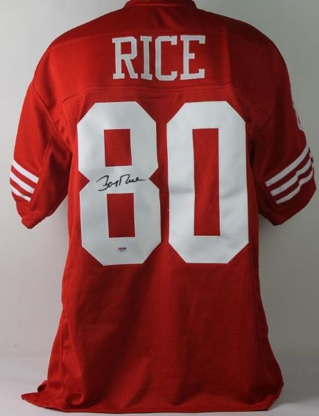 Jerry Rice Signed 49ers Jersey (PSA/DNA)