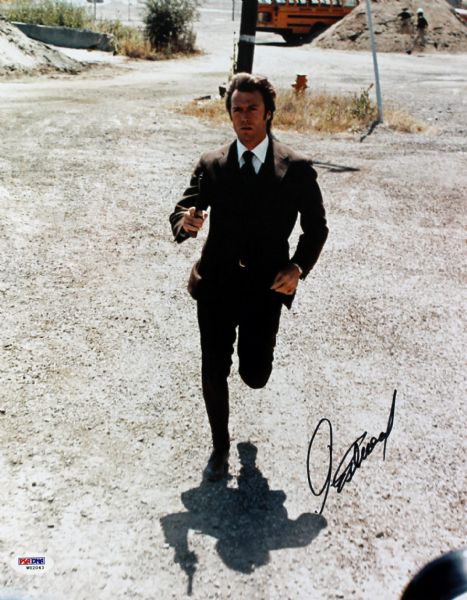 Clint Eastwood Signed 11" x 14" "Dirty Harry" Photo (PSA/DNA)