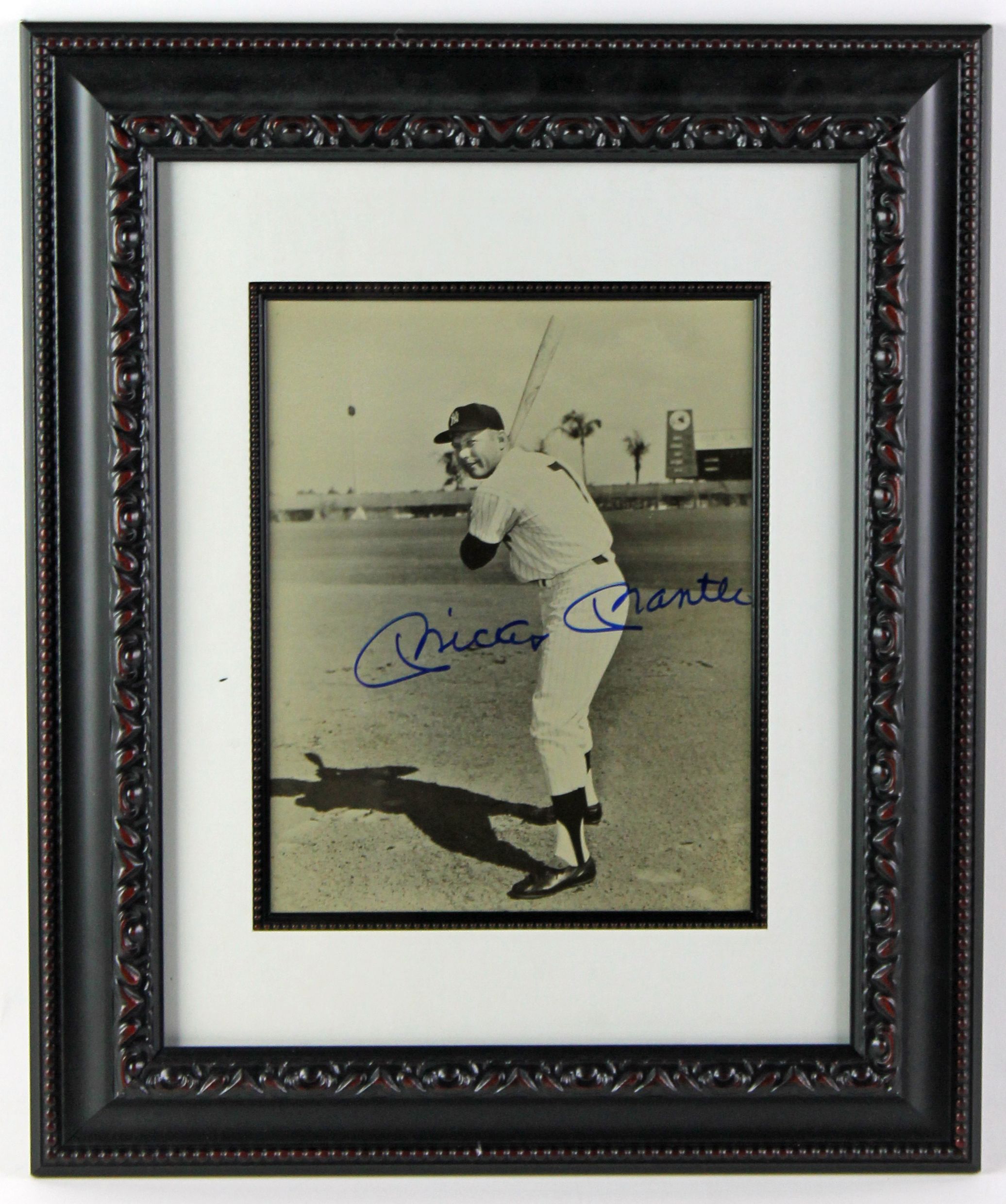 Lot Detail - Lot Of Three (3) Mickey Mantle Signed & Framed 8" X 10 ...