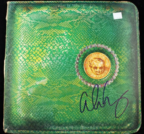 Alice Cooper Signed "Billion Dollar Babies" Album (PSA/JSA Guaranteed)