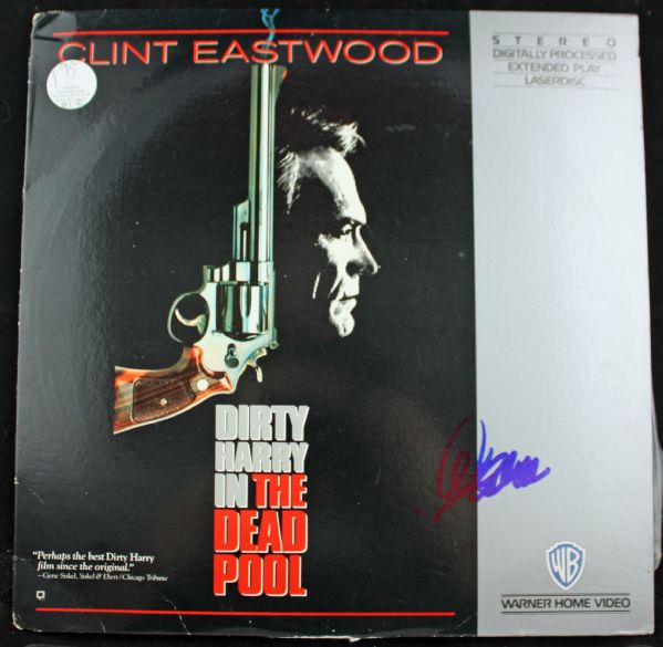 Clint Eastwood Signed "Dirty Harry in the Dead Pool" Laser Disc (JSA Guaranteed)