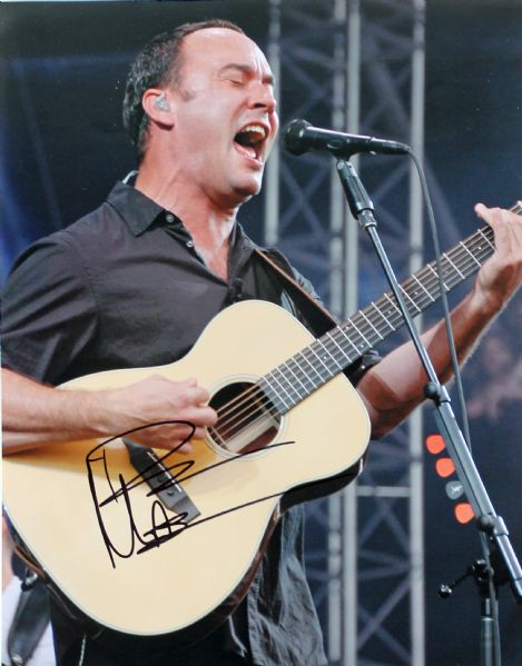 Dave Matthews Signed 11" x 14" Color Photograph (PSA/JSA Guaranteed)