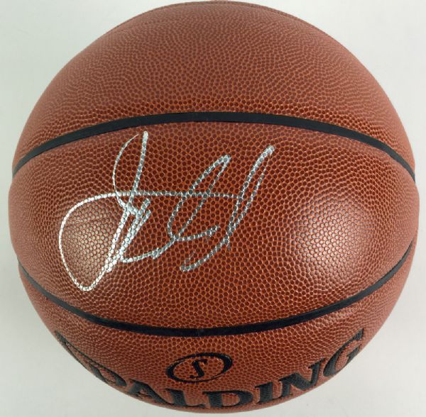 Jason Kidd Signed Spalding I/O Model NBA Basketball (PSA/JSA Guaranteed)