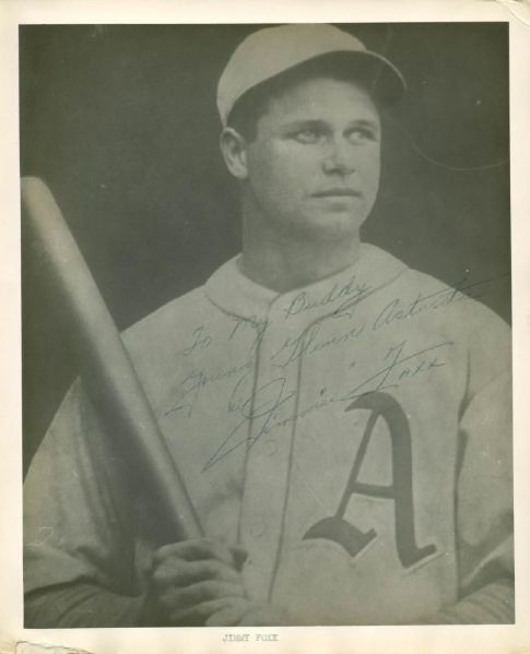 Jimmie Foxx Rare Signed & Inscribed 8" x 10" Photograph (PSA/DNA)