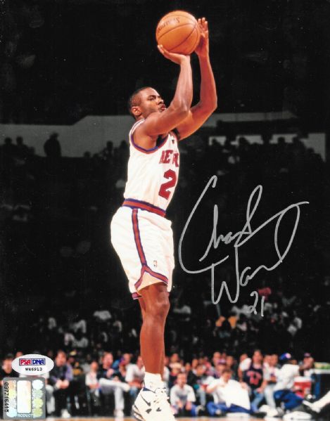 Charlie Ward Signed New York Knicks 8x10 Photo (PSA/DNA)