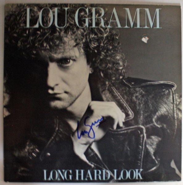 Lot Detail - Foreigner Lou Gramm Signed Long Hard Look Album (JSA)