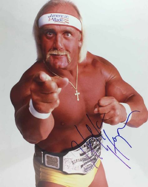 Hulk Hogan Signed 11" x 14" Color Photo (PSA/JSA Guaranteed)