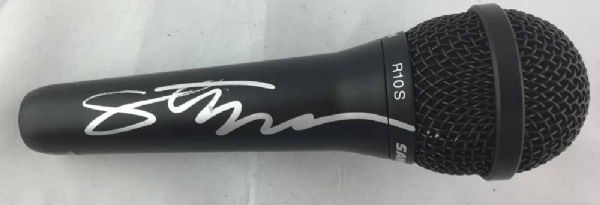 Steve Miller Rare Signed Microphone (PSA/JSA Guaranteed)