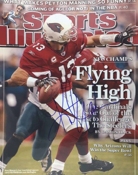 Kurt Warner Signed 11" x 14" Color Photo (PSA/JSA Guaranteed)