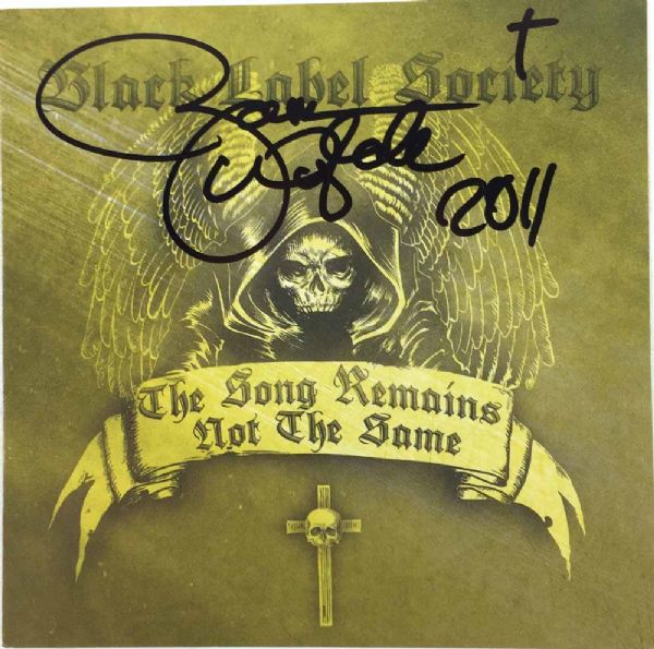 Zakk Wylde Signed Black Label Society CD Booklet (PSA/JSA Guaranteed)