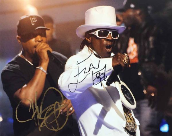 Public Enemy Group Signed 8" x 10" Color Photo (PSA/JSA Guaranteed)