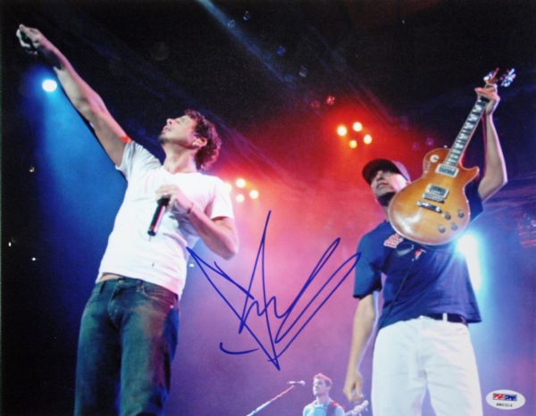 Audioslave: Chris Cornell Signed 11" x 14" Color Photo (PSA/DNA)