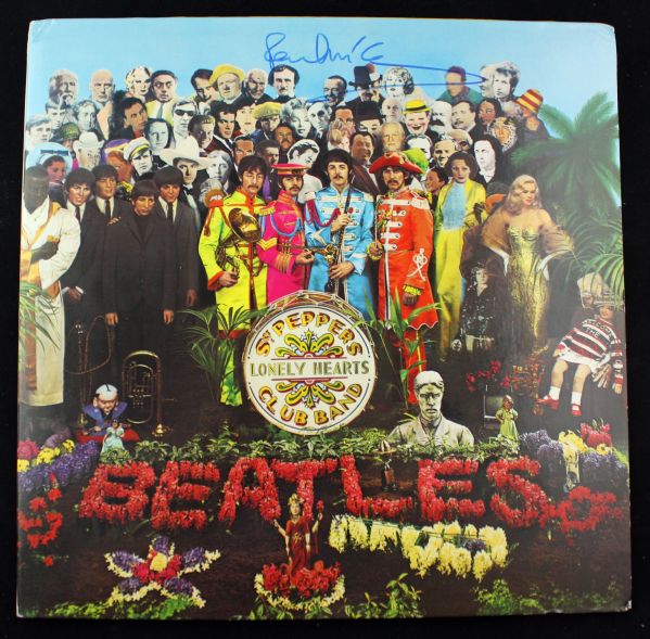 The Beatles: Paul McCartney Near-Mint Signed "Srgt Peppers" Album (PSA/DNA)