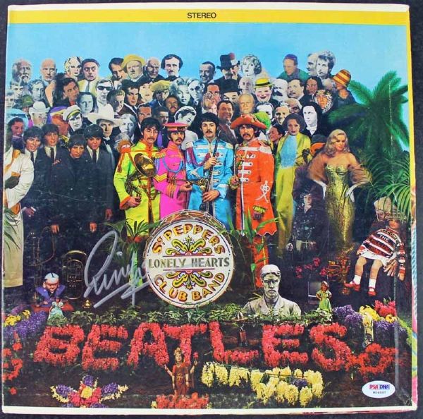 The Beatles: Ringo Starr Signed Rare Original 1967 Pressing "Sgt Peppers" Album (PSA/DNA)