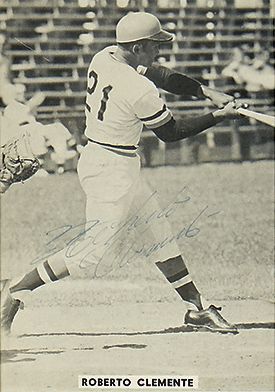 Roberto Clemente Rare Signed 4" x 6" Action Photo (PSA/JSA Guaranteed)