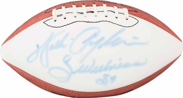 Walter Payton Signed White Panel Football w/ Rare "Sweetness" Inscription (PSA/JSA Guaranteed)