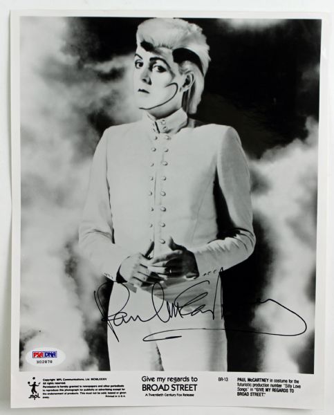 Paul McCartney Signed 8" x 10" Promotional "Give My Regards to Broad Street" Photo (PSA/DNA)