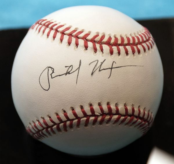 President Richard Nixon Superbly Signed ONL Baseball (Steiner)