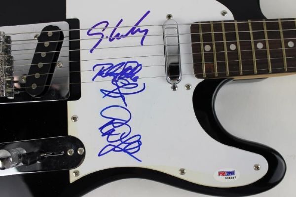 Stone Temple Pilots Group Signed Telecaster Style Guitar w/ Scott Weiland (4 Sigs)(PSA/DNA)