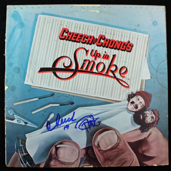 Cheech & Chong Multi-Signed "Up in Smoke" Album (PSA/DNA)