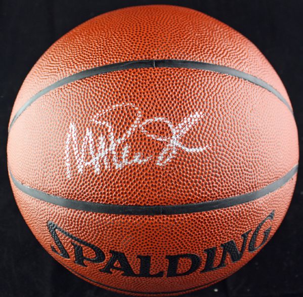 Magic Johnson Signed I/O NBA Basketball (PSA/DNA)