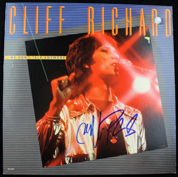 Cliff Richard Signed "We Dont Talk Anymore" Album (PSA/JSA Guarnateed)