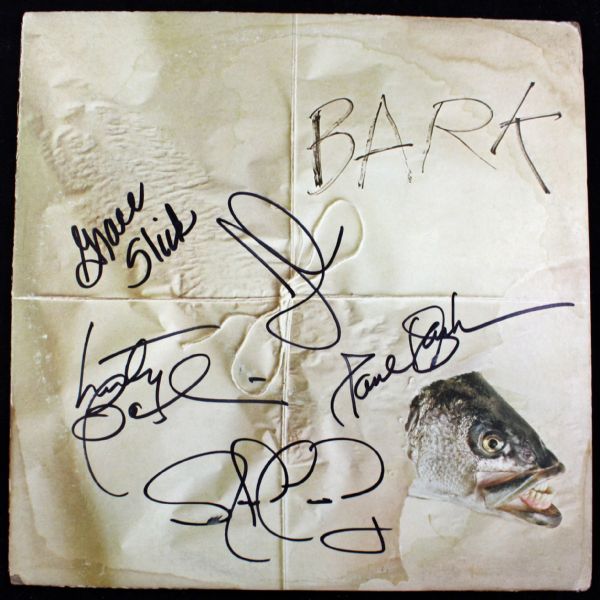 Jefferson Airplane Rare Band Signed "Bark" Album w/ 5 Signatures! (PSA/JSA Guaranteed)