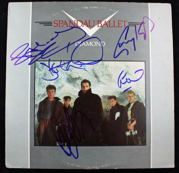 Spandau Ballet Signed "Diamond" Album w/ 5 Signatures (PSA/JSA Guaranteed)