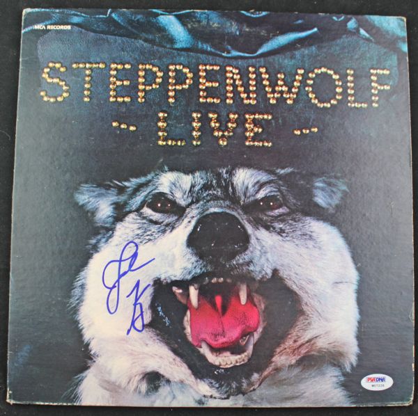 Steppenwolf: John Kay Signed Album (PSA/DNA)