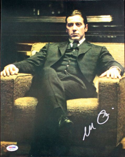 Al Pacino Near-Mint Signed 11" x 14" Godfather Photo (PSA/DNA)