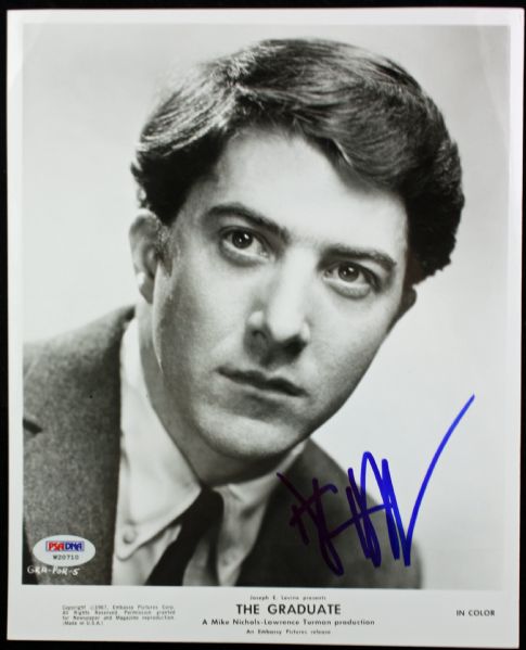 Dustin Hoffman Signed 8" x 10" The Graduate Photo (PSA/DNA)