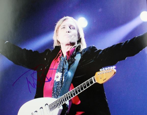 Tom Petty Signed 11" x 14" Color Photo (PSA/JSA Guaranteed)