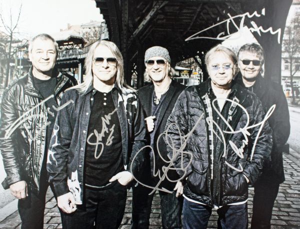 Deep Purple Signed 11" x 14" Color Photo (PSA/JSA Guaranteed)