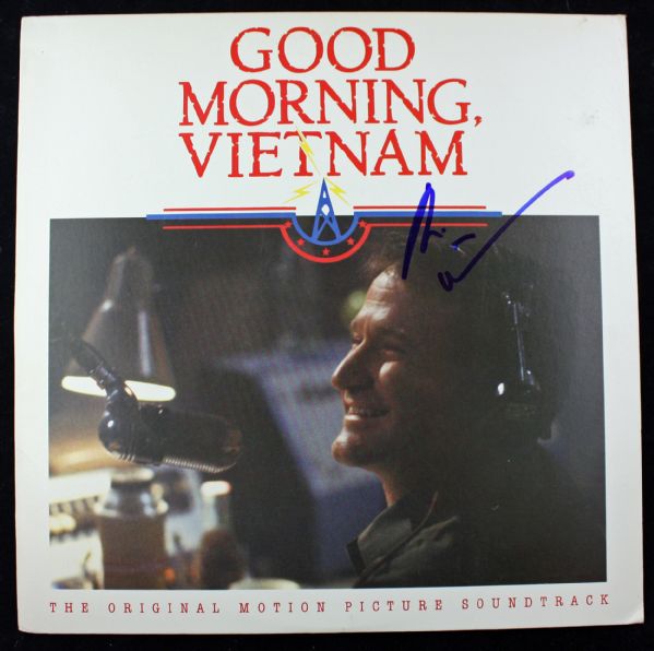 Robin Williams Signed "Good Morning Vietnam" Soundtrack Album (PSA/JSA Guaranteed)