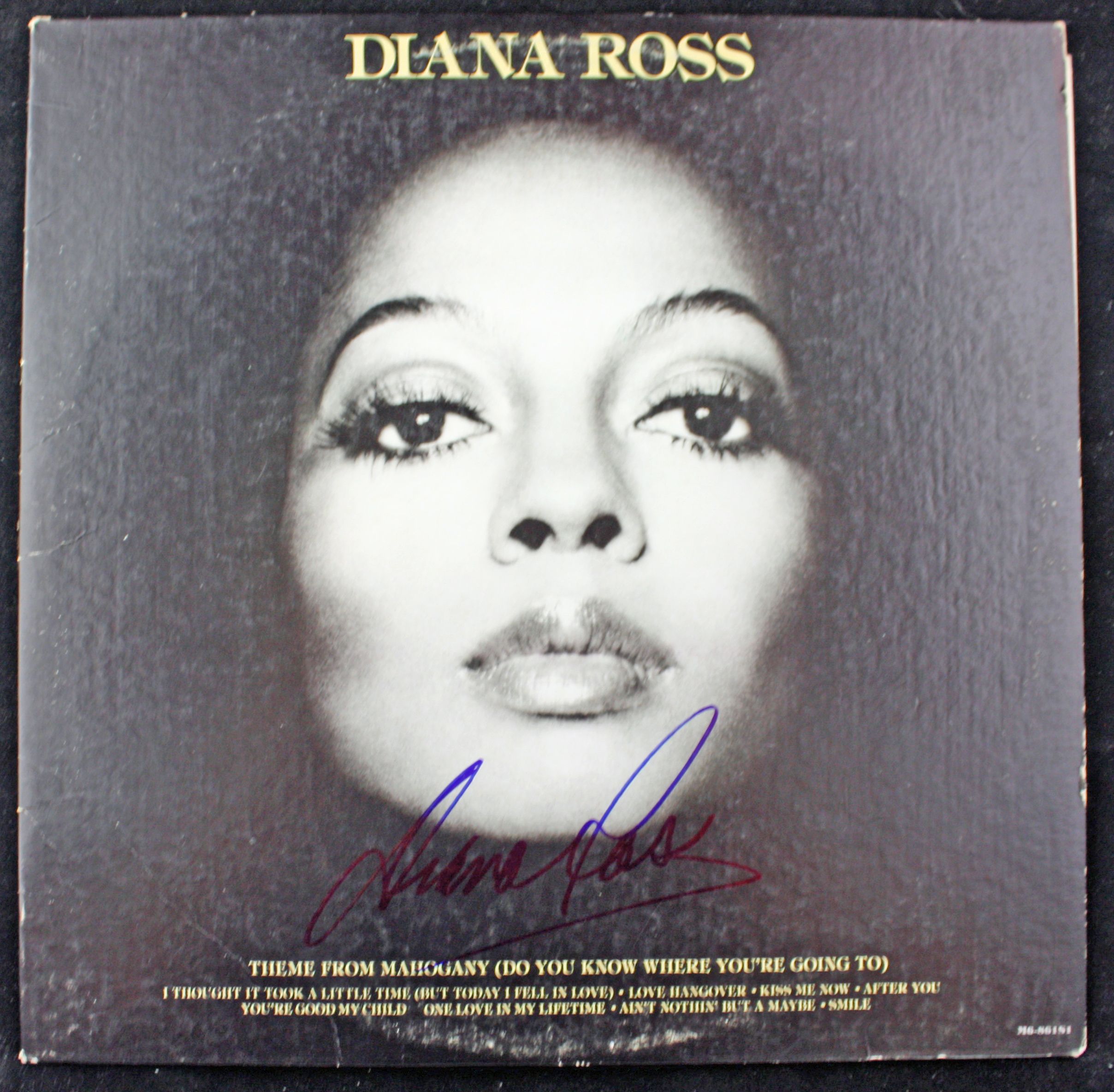 Lot Detail - Diana Ross Signed Album (SGC)