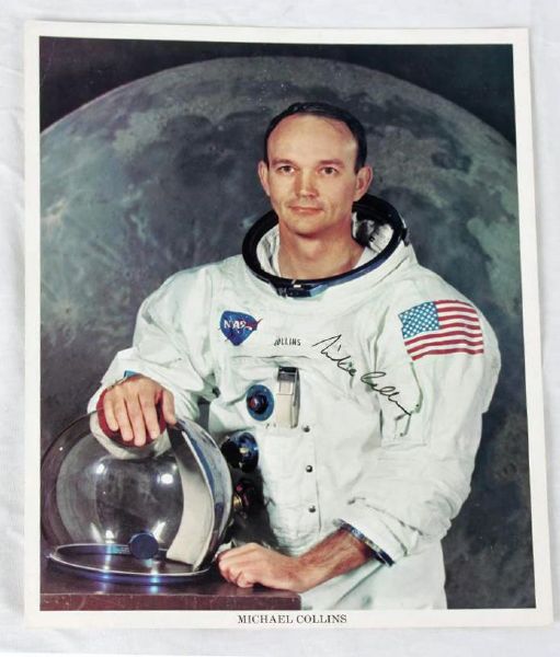 Apollo 11: Michael Collins Signed 8" x 10" NASA Photograph (JSA)