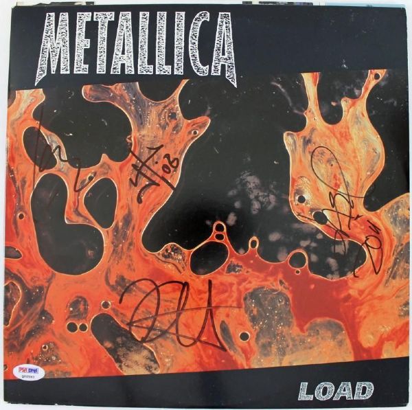 Metallica Group Signed Album: "Load" (4 Sigs)(PSA/DNA)