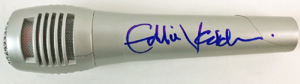 Eddie Vedder RARE In-Person Signed Microphone with Exact Photo Proof (PSA/JSA Guarantee)