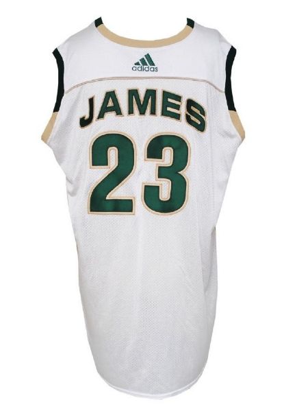 Lebron James Game-Used St. Vincent St. Mary Tournament Jersey (Mears)