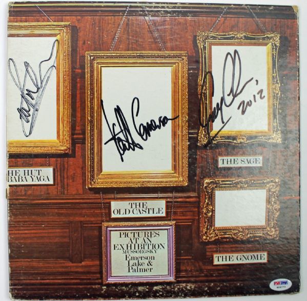 ELP: Emerson Lake & Palmer Signed Album (PSA/DNA)