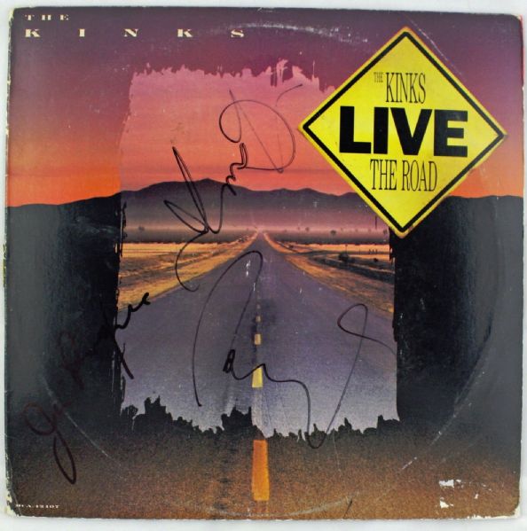 The Kinks Band Signed "Live the Road" Album (JSA)