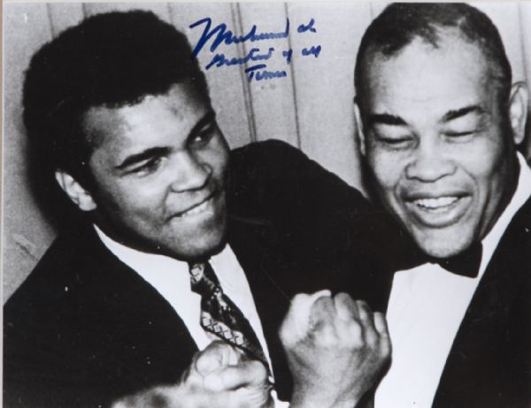 Muhammad Ali Unique Signed 8" x 10" Photo w/ "Greatest of All Time" Inscription (JSA)