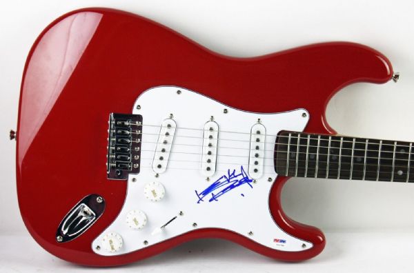 The Rolling Stones: Keith Richards Superbly Signed Stratocaster Style Guitar (PSA/DNA)